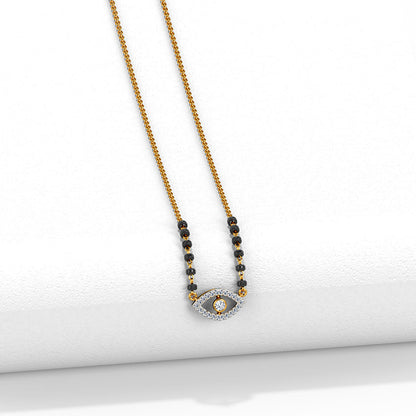 Nina Evil Eye Diamond Mangalsutra