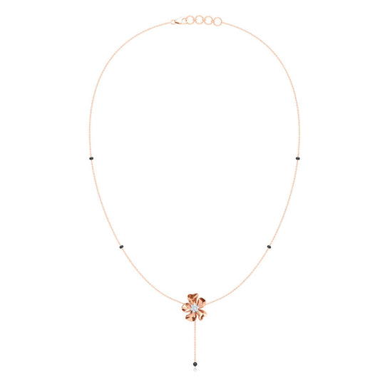 Sakura Lariat Diamond Mangalsutra