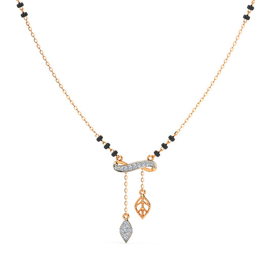 Nova Infinity Lariat Diamond Mangalsutra
