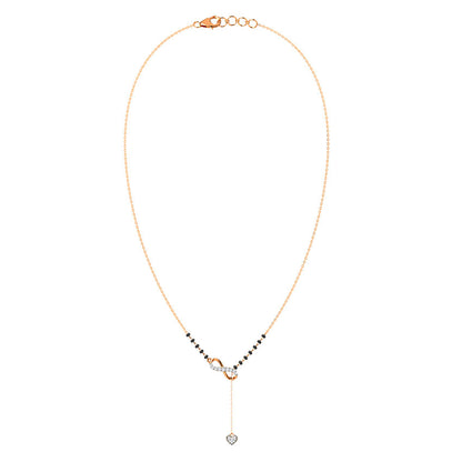 Esmeralda Infinity Lariat Diamond Mangalsutra