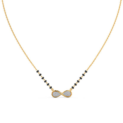 Heather Infinity Diamond Mangalsutra