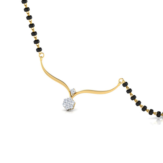 Lavender Diamond Mangalsutra