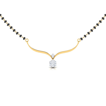 Lavender Diamond Mangalsutra