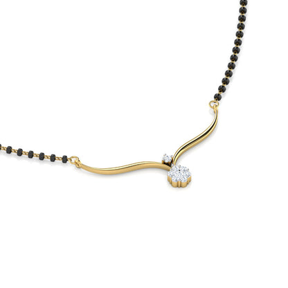 Lavender Diamond Mangalsutra