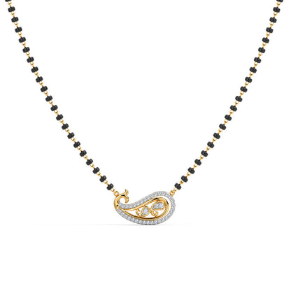 Diamond Paisley Mangalsutra