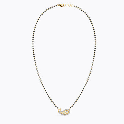 Diamond Paisley Mangalsutra