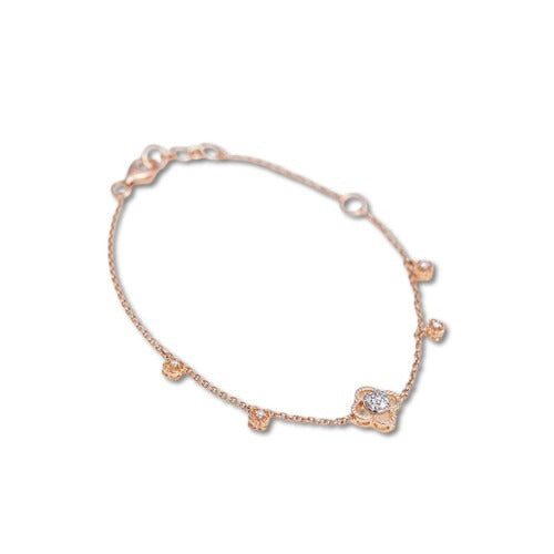 Flora Clover Diamond Bracelet