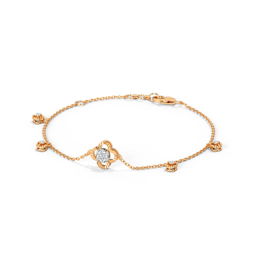 Flora Clover Diamond Bracelet