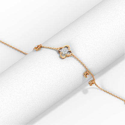 Flora Clover Diamond Bracelet
