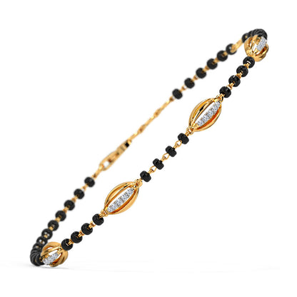 Thalia Diamond Mangalsutra Bracelet