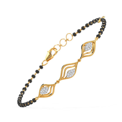 Zuki Diamond Mangalsutra Bracelet