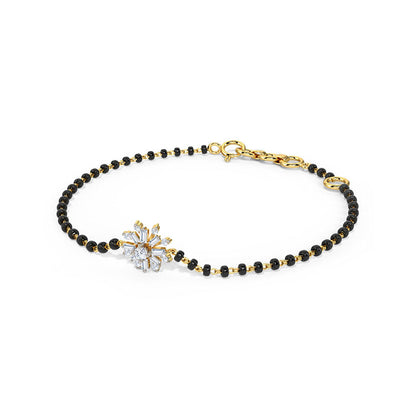 Zara Diamond Mangalsutra Bracelet