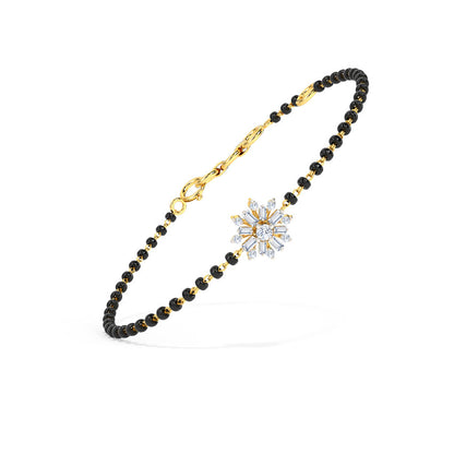 Zara Diamond Mangalsutra Bracelet