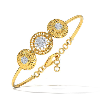 Dome Trio Diamond Bracelet