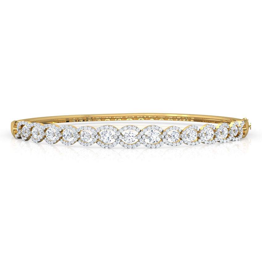 Lateral Orb Diamond Bracelet