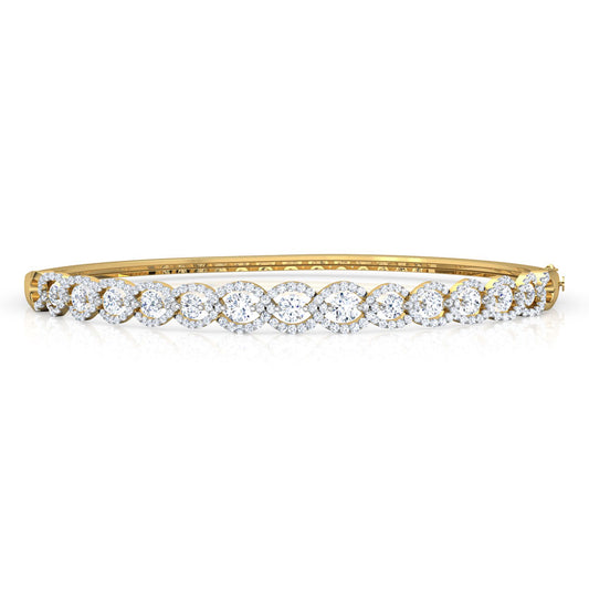 Lateral Orb Diamond Bracelet