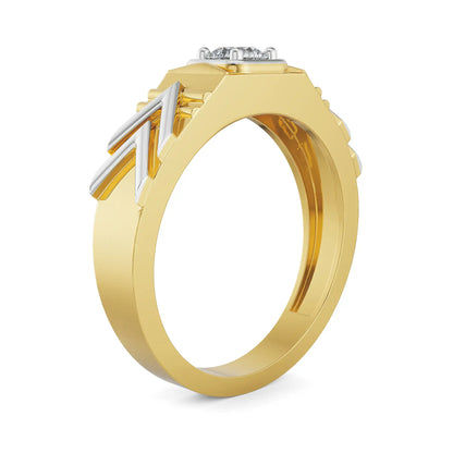 Dazzling Artistic Lab Grown Radiant Circle for Men
