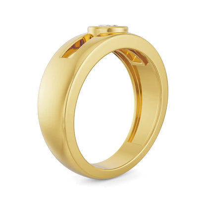 Lab-Grown Luxe Iconic Round Wedding Band for Men