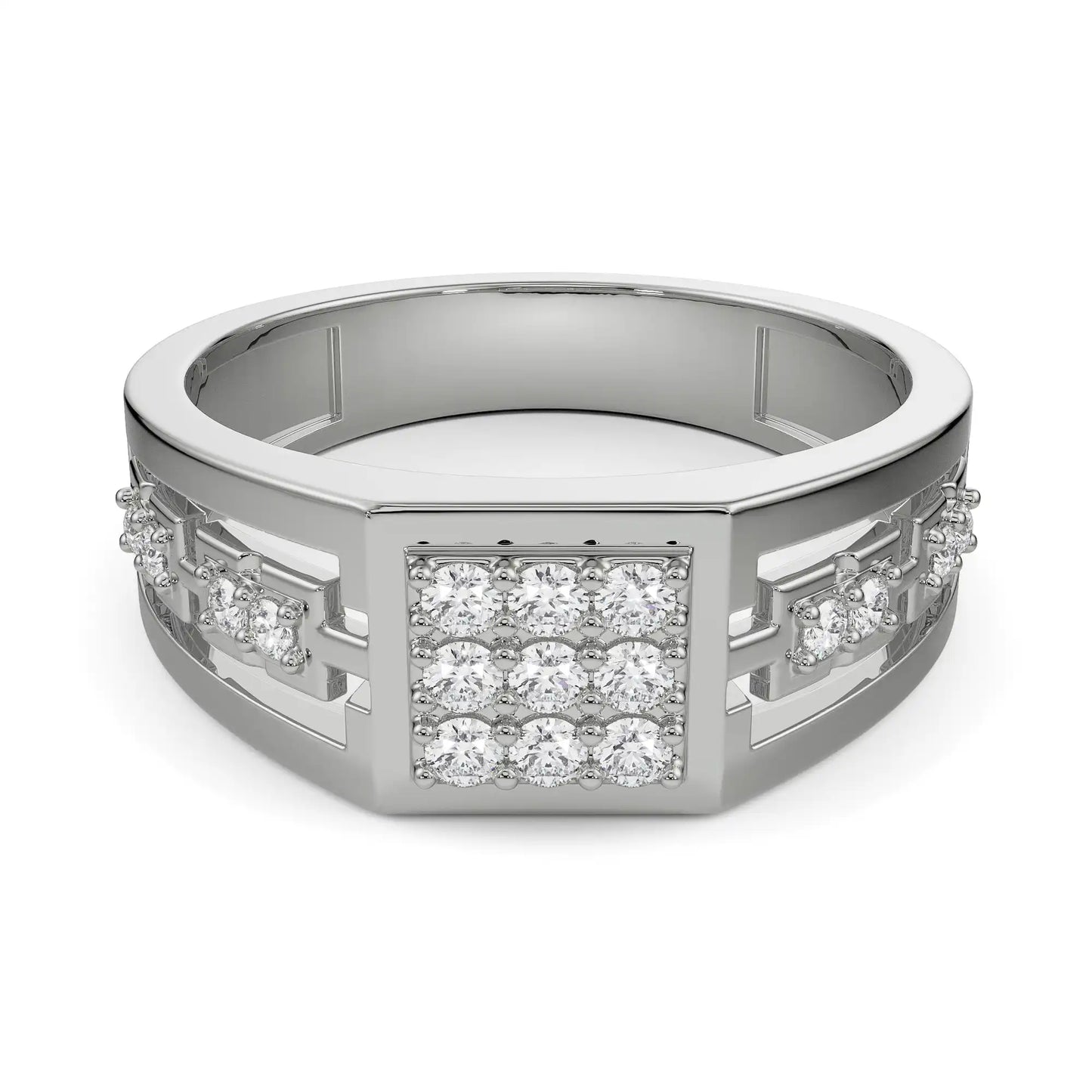 Vespa Lab Grown Brilliant Bridal Band for Men