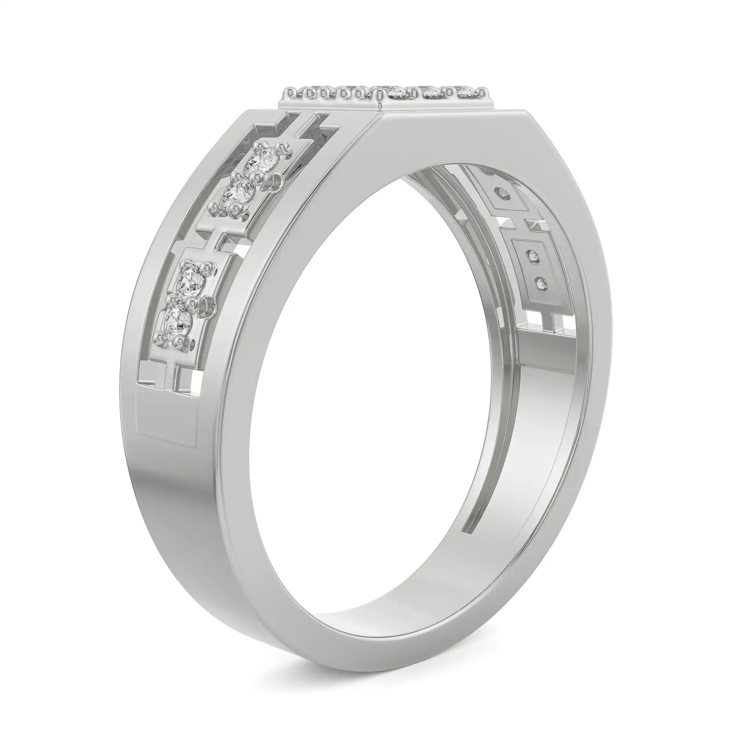 Vespa Lab Grown Brilliant Bridal Band for Men