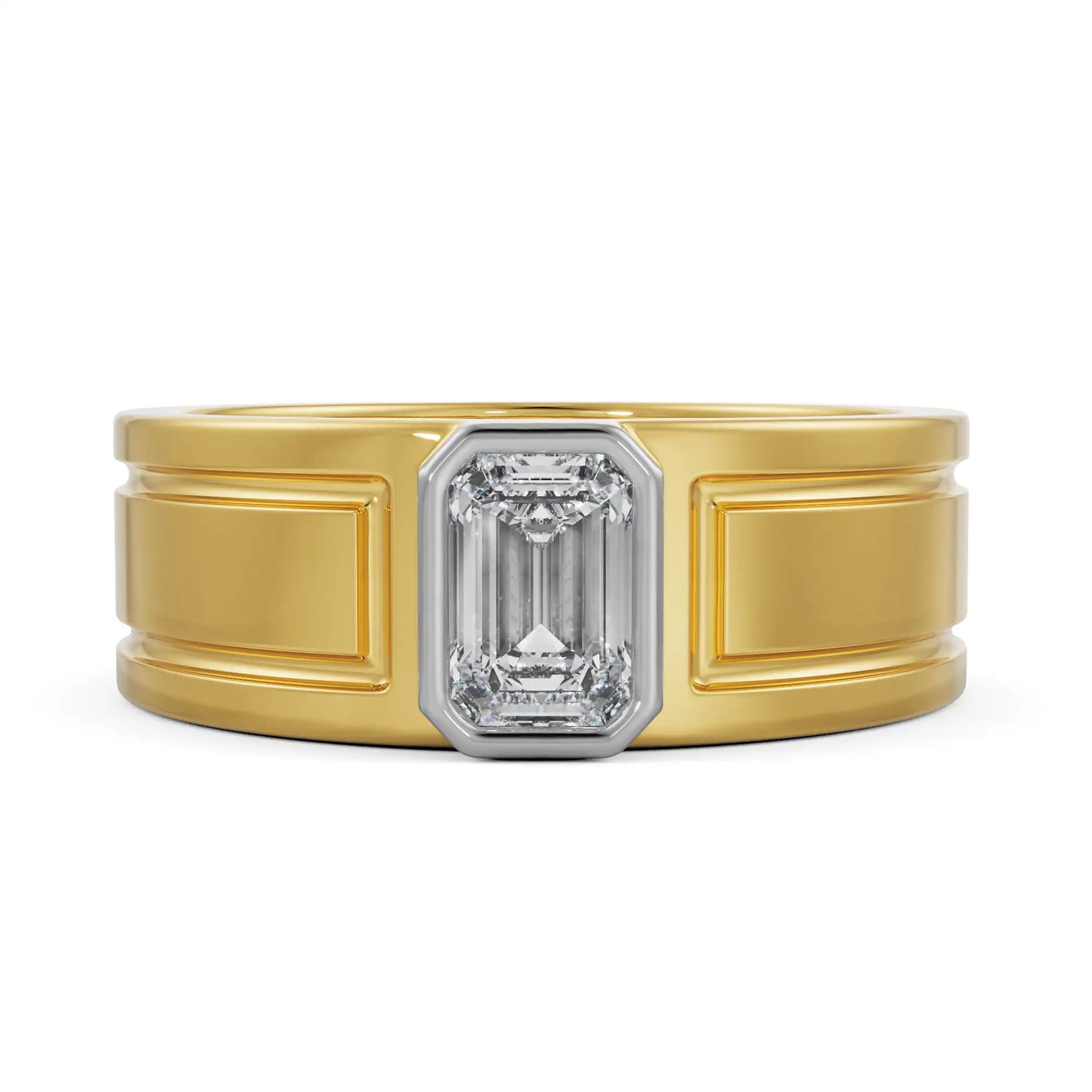 Alpha Bridal Lab Grown Brilliant Ring for Men