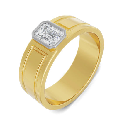 Alpha Bridal Lab Grown Brilliant Ring for Men