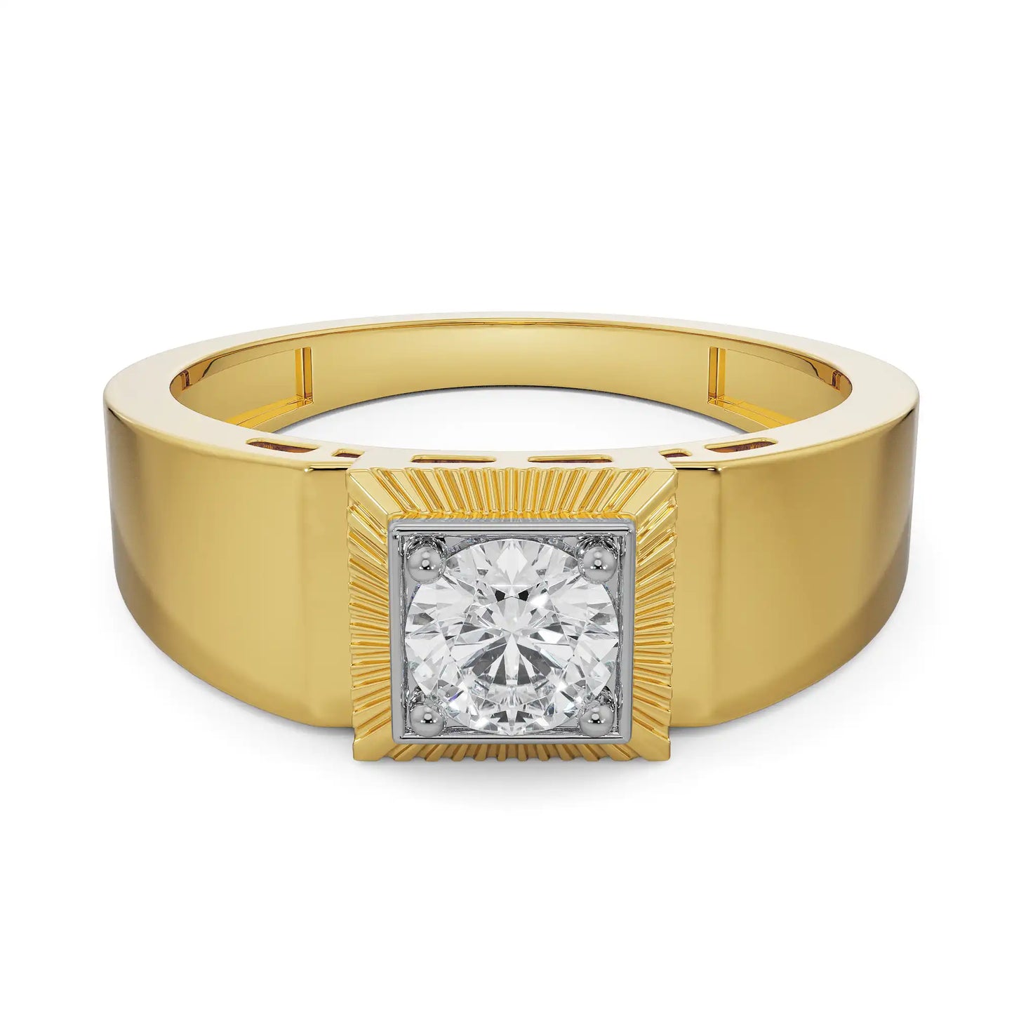 Quadruple Lab Grown Brilliant Bridal Band