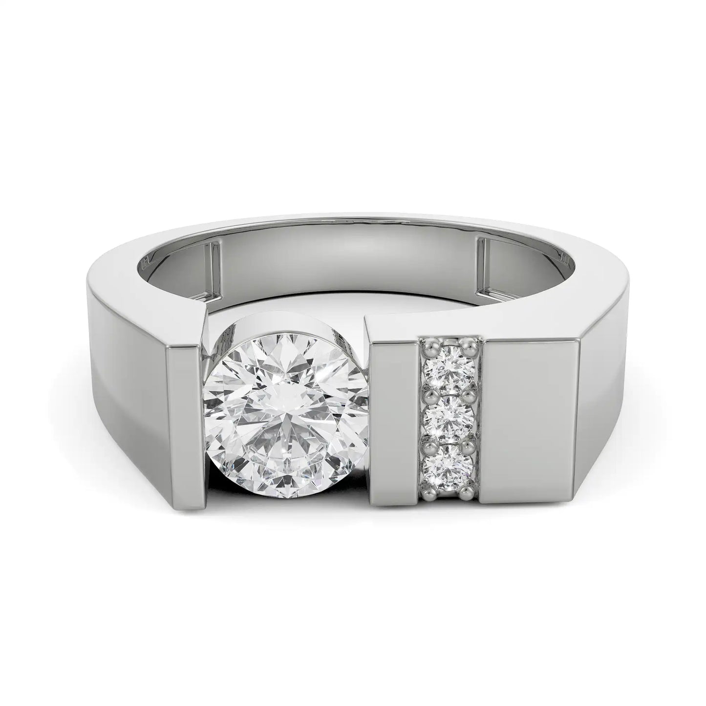 Heritage Circular Lab Grown Diamond Solitaire Wedding Band