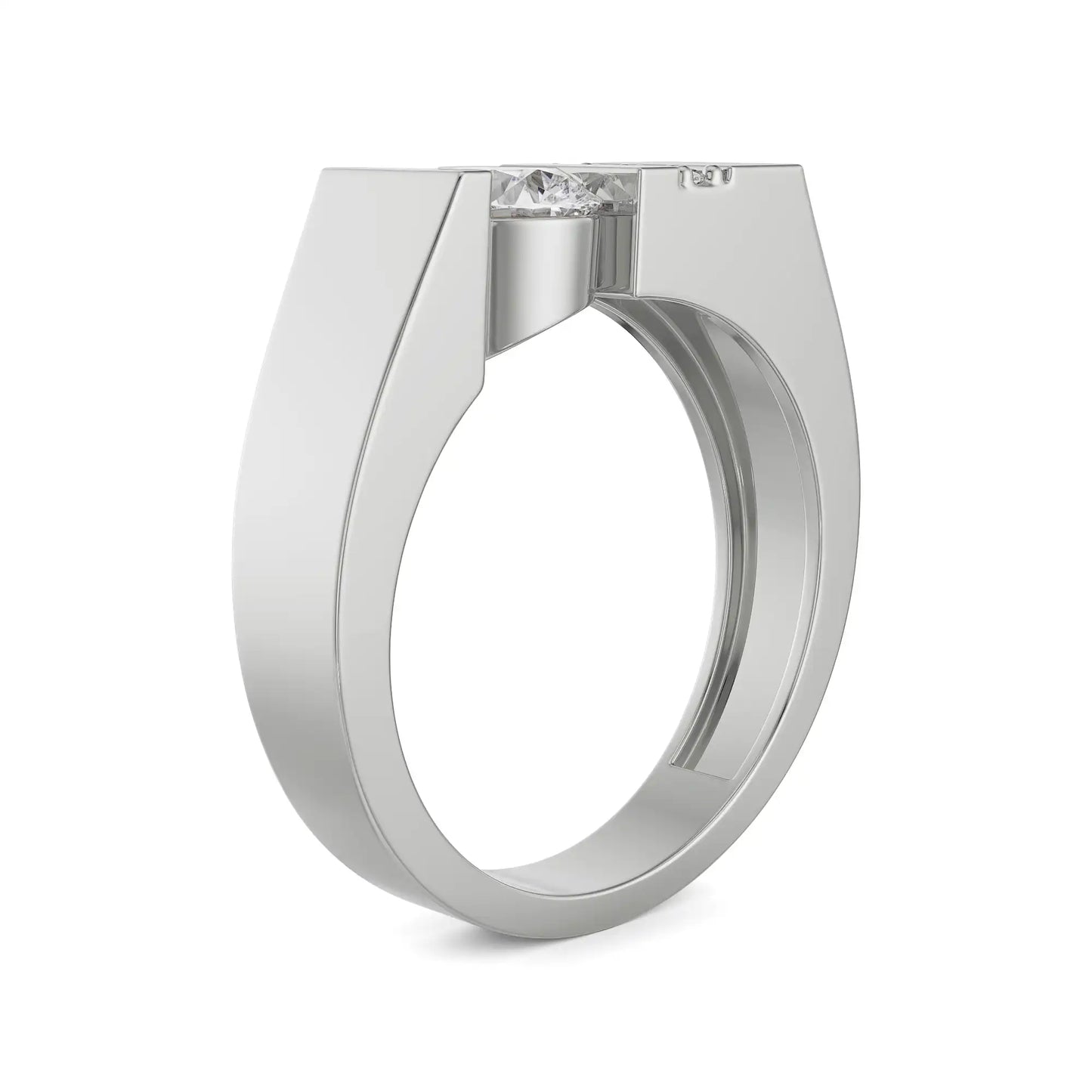 Heritage Circular Lab Grown Diamond Solitaire Wedding Band