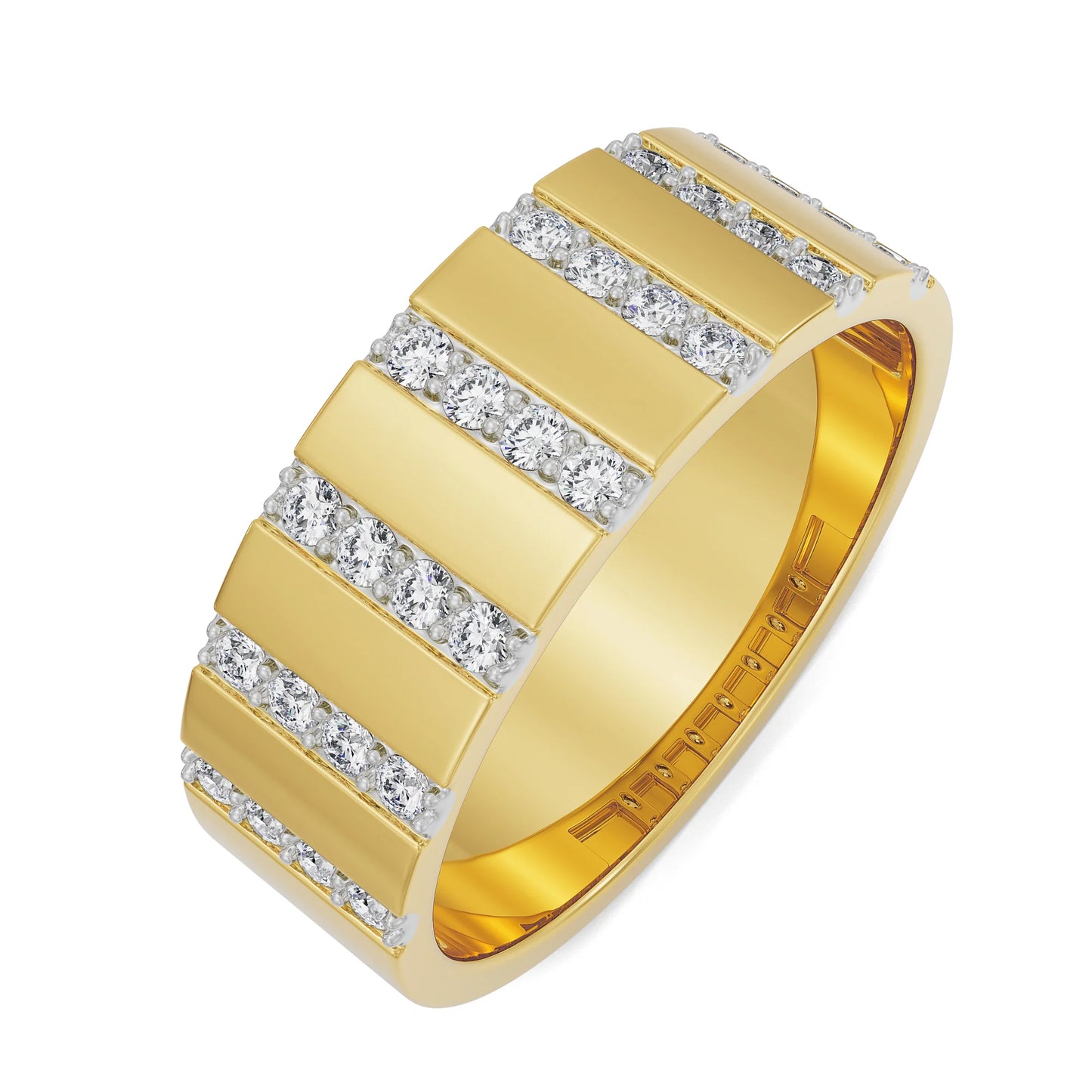 Sleek Enzo Lab Grown Brilliant Band for Men