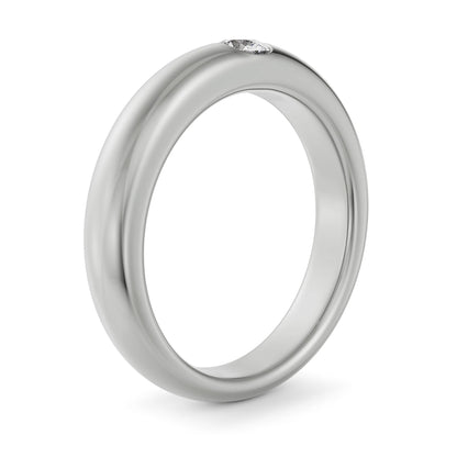 Sleek Circular Lab Grown Radiant Band