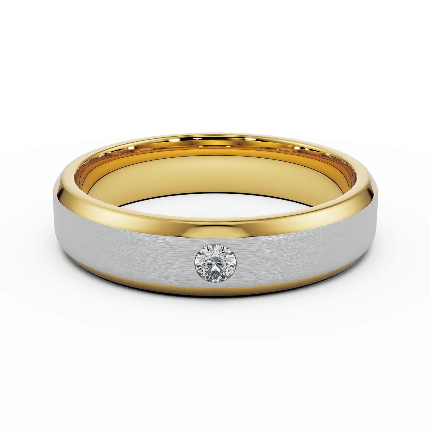 Mixed Metal Lab Grown Luxe Band