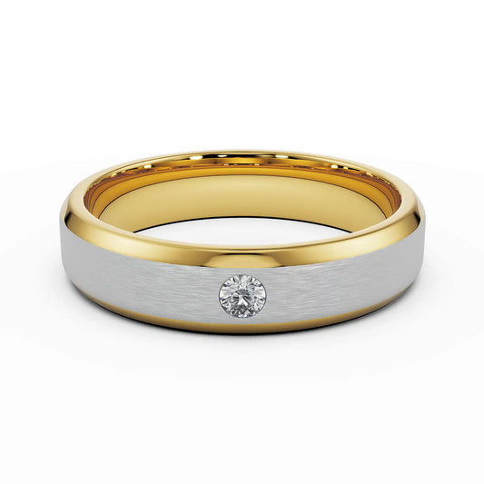 Mixed Metal Lab Grown Luxe Band