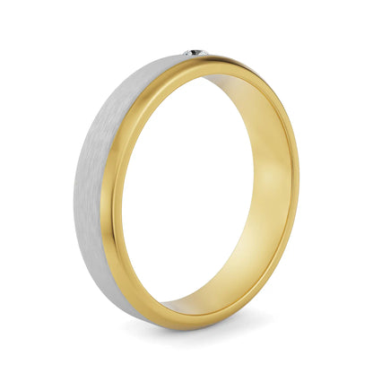 Mixed Metal Lab Grown Luxe Band