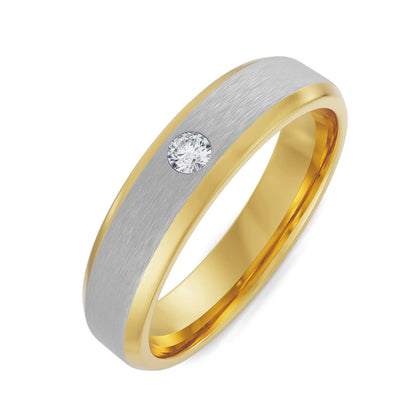 Mixed Metal Lab Grown Luxe Band