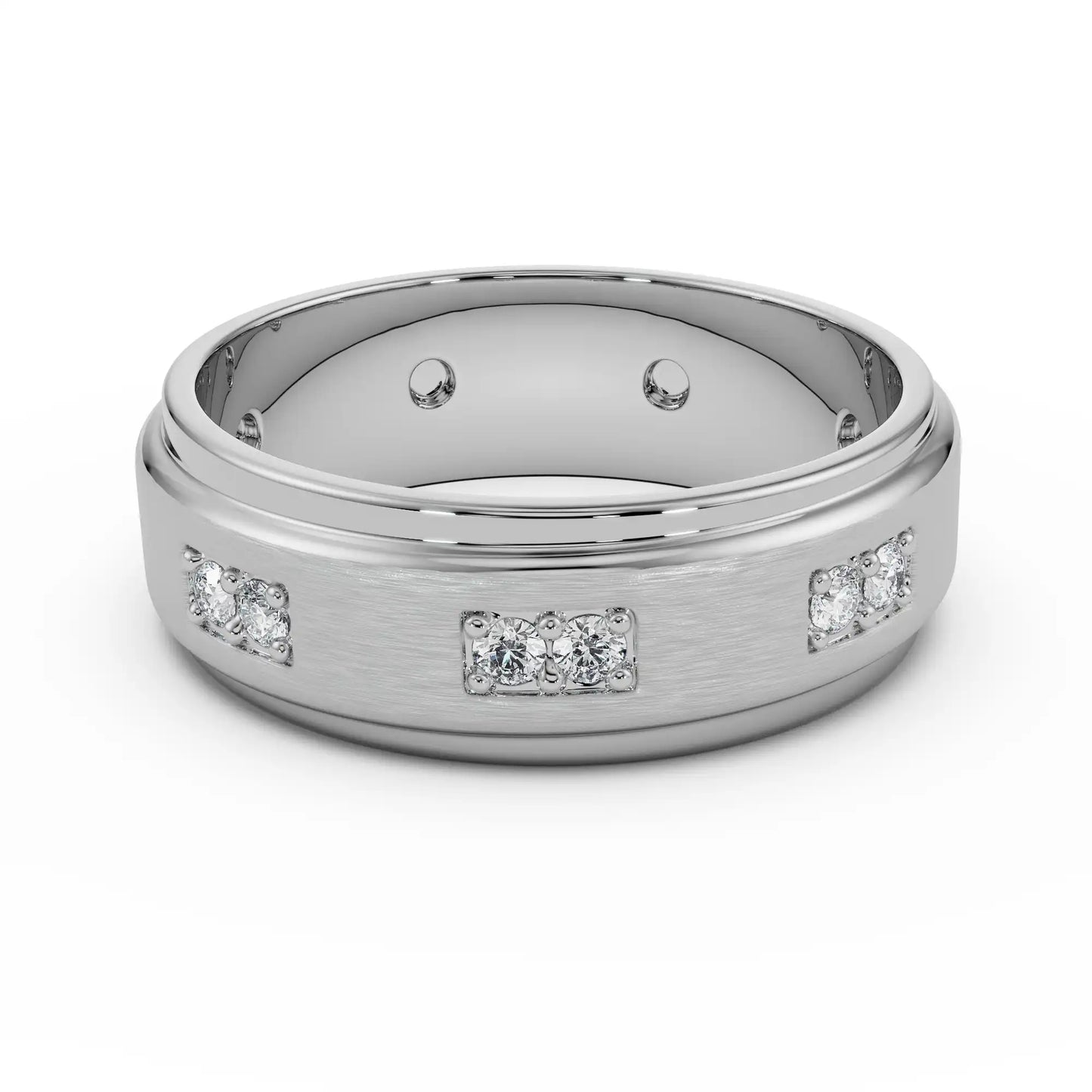 Tezz Lab Grown Brilliant Band for Gents