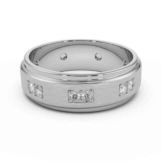 Tezz Lab Grown Brilliant Band for Gents
