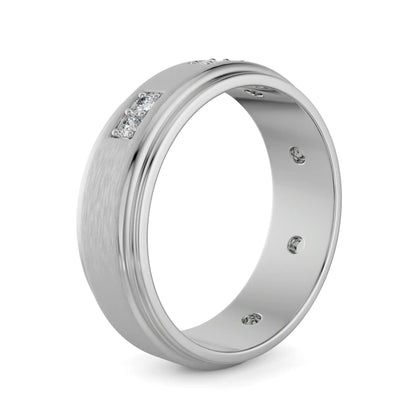 Tezz Lab Grown Brilliant Band for Gents