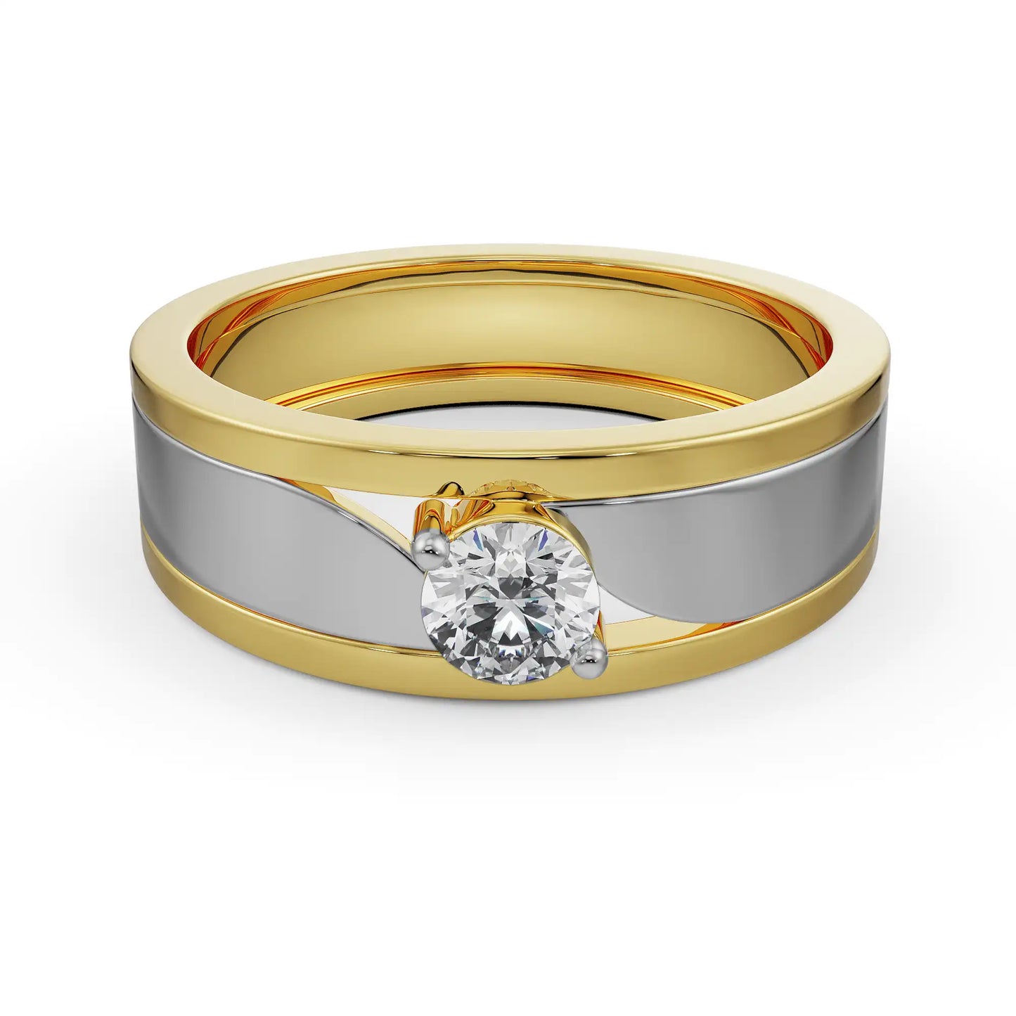 Crimson Lab Grown Luxe Band for Him