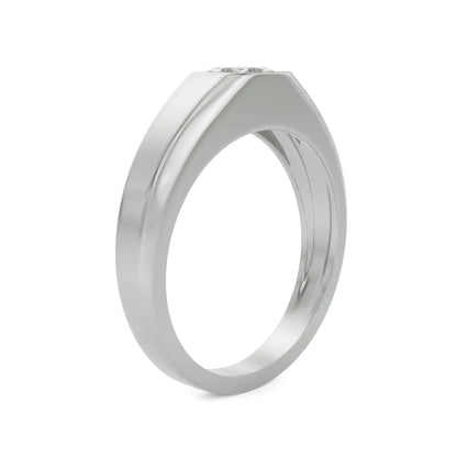 William Princess Cut Lab Grown Brilliant Circle