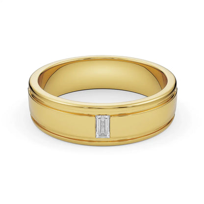 Heritage Emerald Gents Lab Grown Diamond Ring