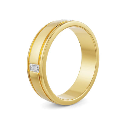 Heritage Emerald Gents Lab Grown Diamond Ring