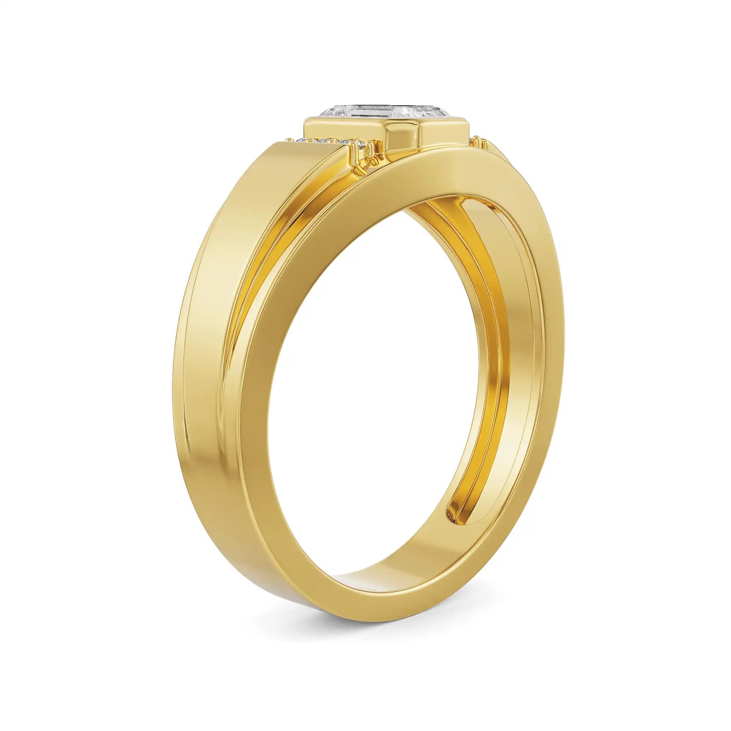 Archie Gent Lab-Grown Radiant Engagement Ring