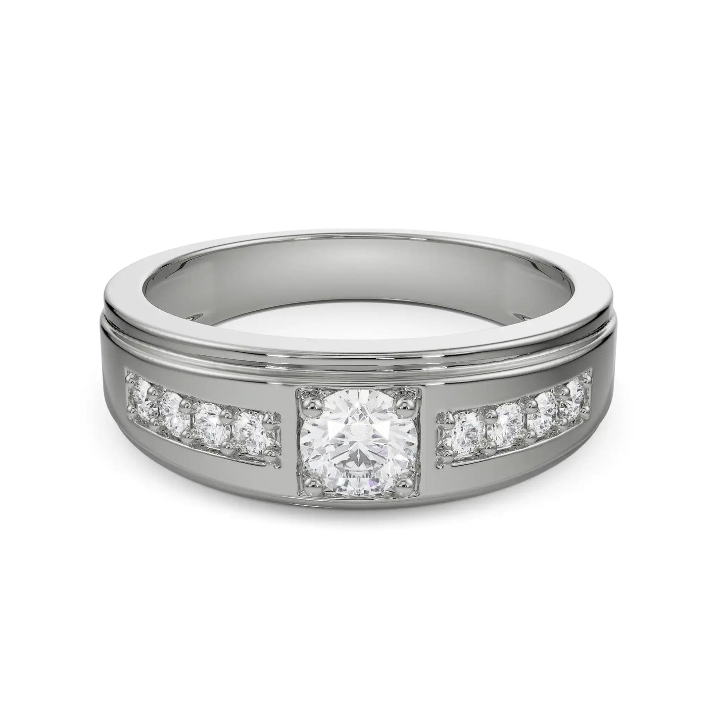 Stardust Lab Grown Brilliant Band for Men