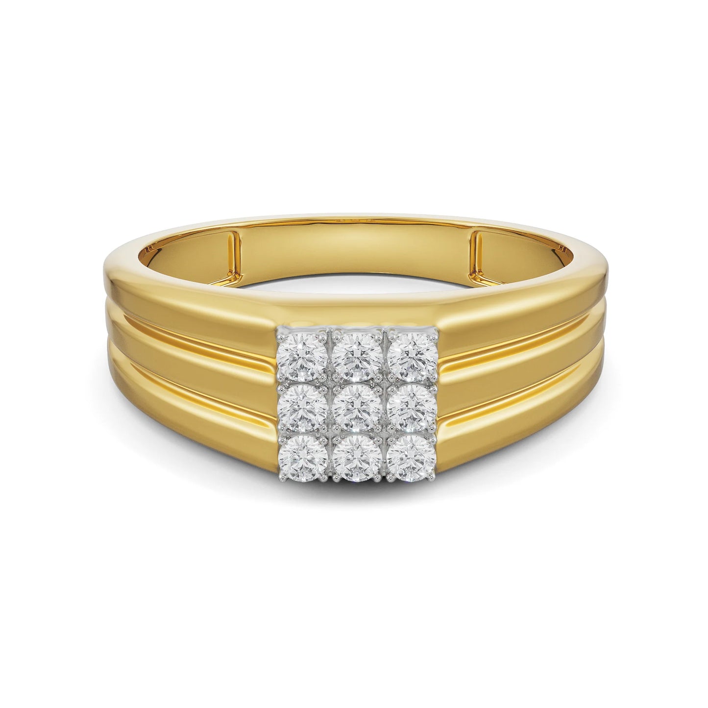 Quadret Brilliant Band for Gents