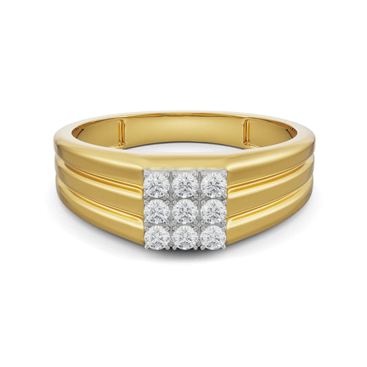 Quadret Brilliant Band for Gents