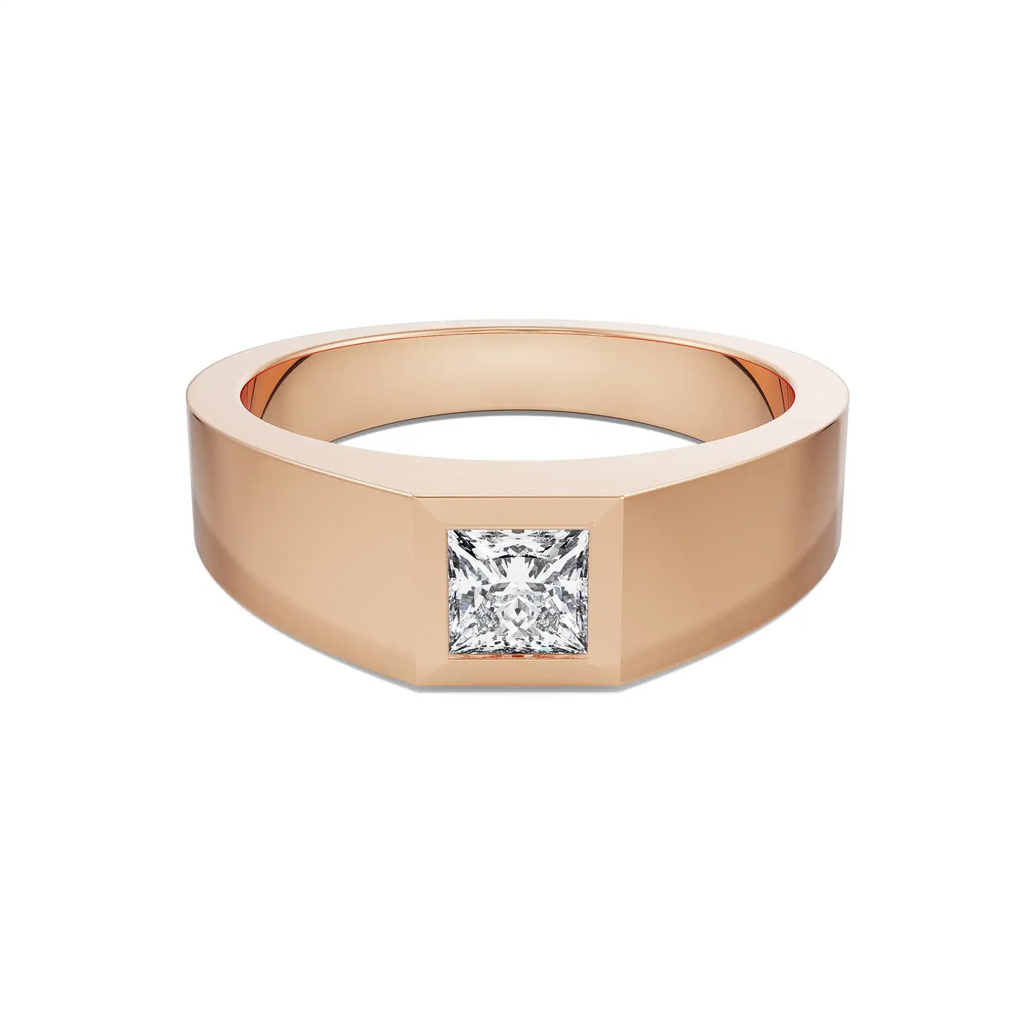 Princess Cut Jake Lab-Grown Brilliant Circle Ring