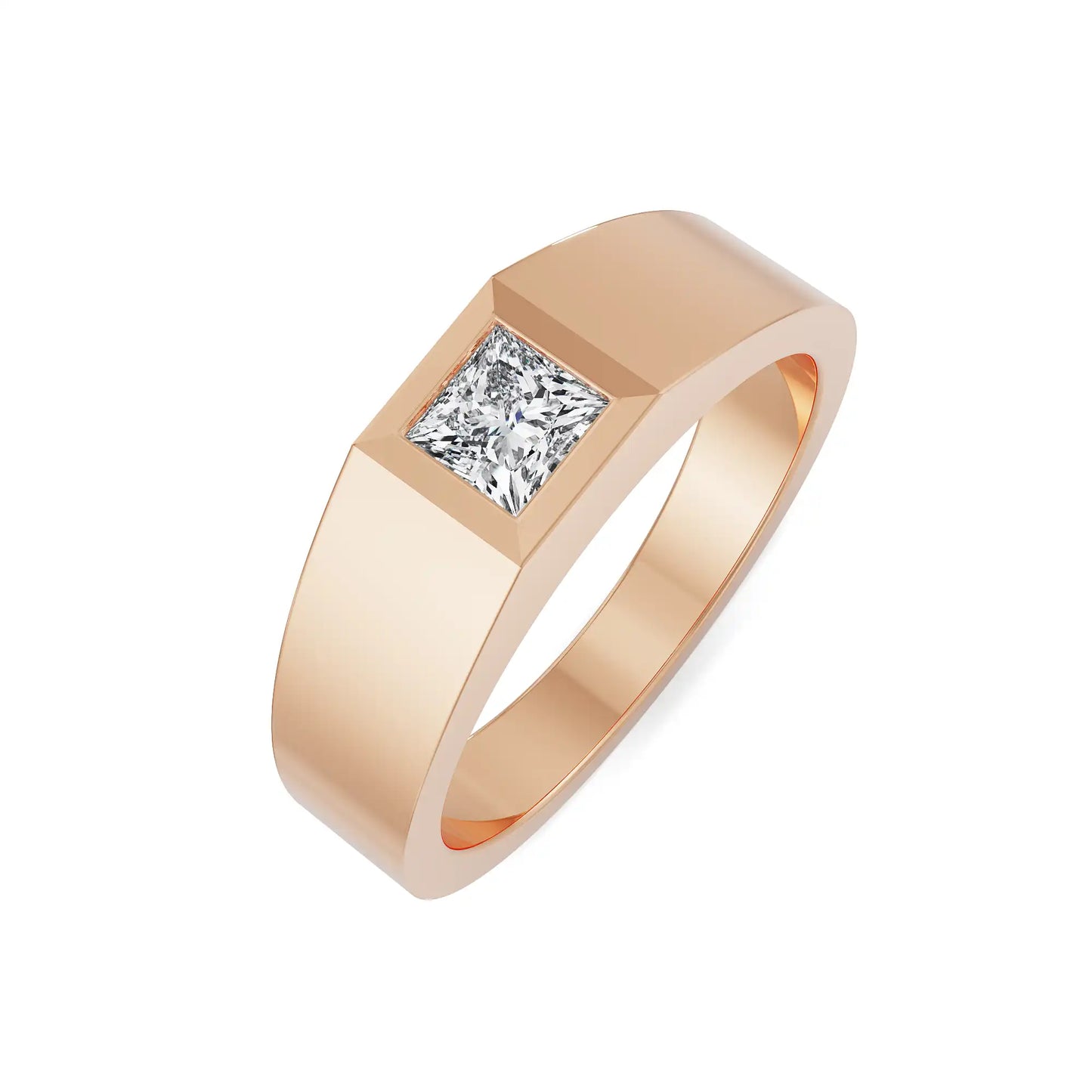 Princess Cut Jake Lab-Grown Brilliant Circle Ring