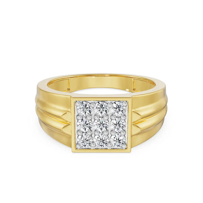 Warton Clustered Lab Grown Luxe Band