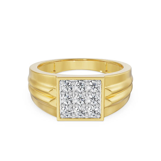 Warton Clustered Lab Grown Luxe Band